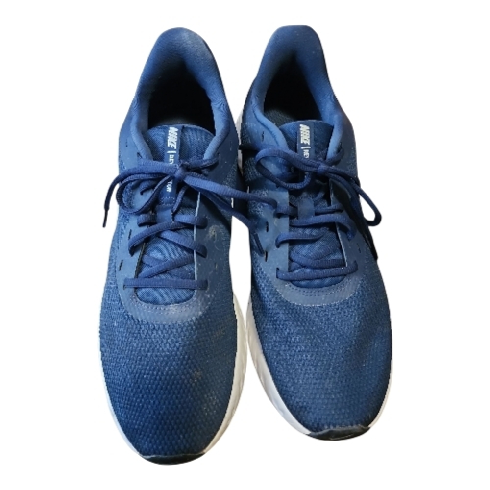 NIKE | Revolution 5 Men's Running Athletic Navy Lace Up Blue Sneakers Shoes | 12